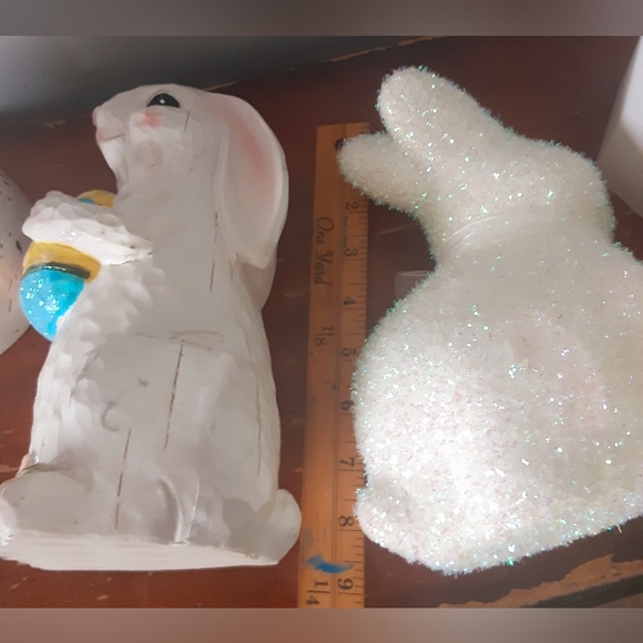 Spring Easter Bunny Rabbit Home Decor Bundle - Picture 6 of 9